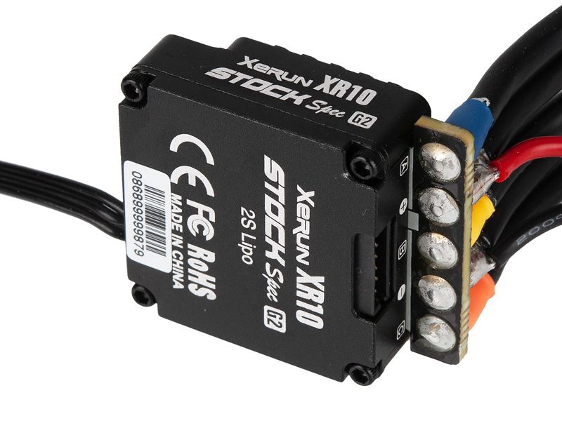 Hobbywing Xerun XR10 Stock Spec Brushless Regler 100A, 2s LiPo, BEC 5A