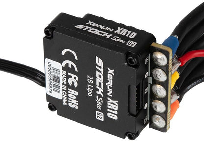 Hobbywing Xerun XR10 Stock Spec Brushless Regler 100A, 2s LiPo, BEC 5A