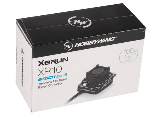Hobbywing Xerun XR10 Stock Spec Brushless Regler 100A, 2s LiPo, BEC 5A