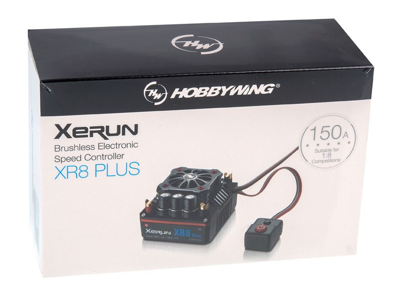 Hobbywing Xerun XR8 Plus Brushless Regler 150A 2 - 6S LiPo 1:8 Buggy Truggy Fahrzeuge