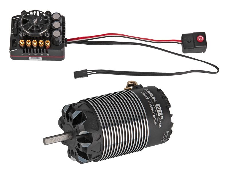 Hobbywing Xerun XR8 Plus G2S Combo + 4268 - 1900kV Brushlessmotor für 1:8 Buggy Fahrzeuge