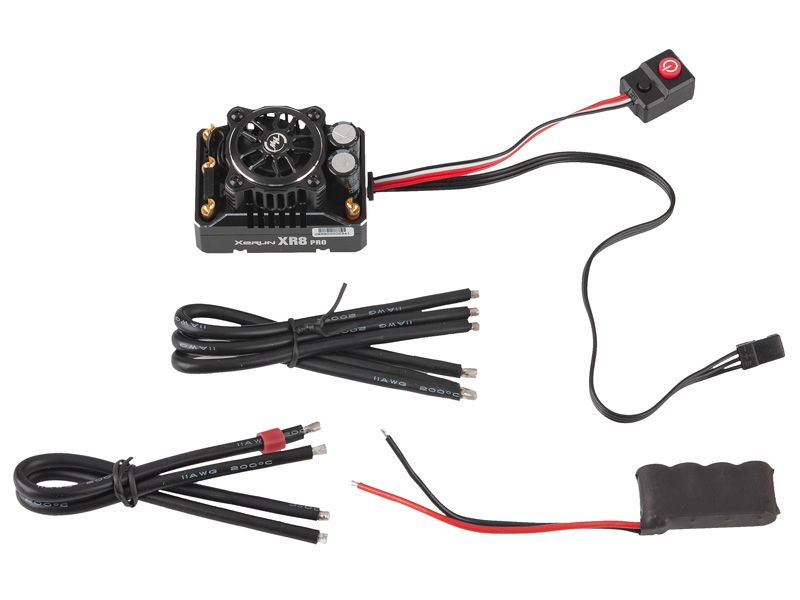 Hobbywing Xerun XR8 Pro G3 Brushless Regler 200A 2 - 4S LiPo für 1:8 Fahrzeuge