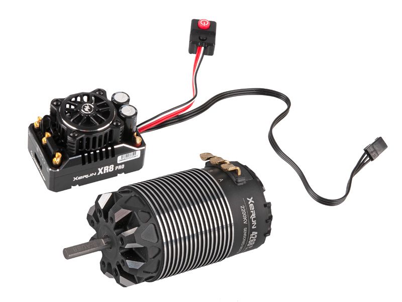 Hobbywing Xerun XR8 Pro G3 Combo + 4268SD-2200kV Brushlessmotor für 1:8 Buggy Fahrzeuge