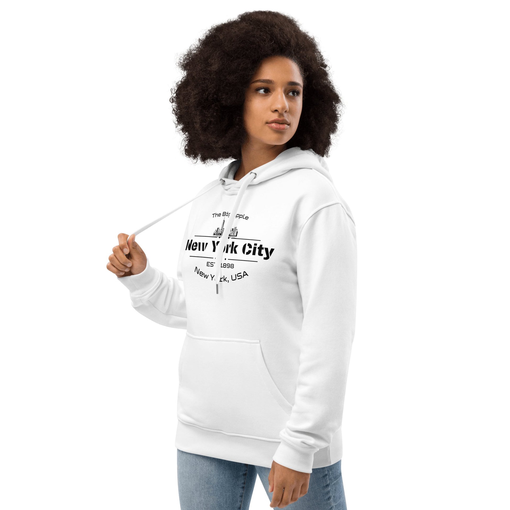 Hochwertiger Premium Öko Kapuzenpullover "New York City" - Artexio