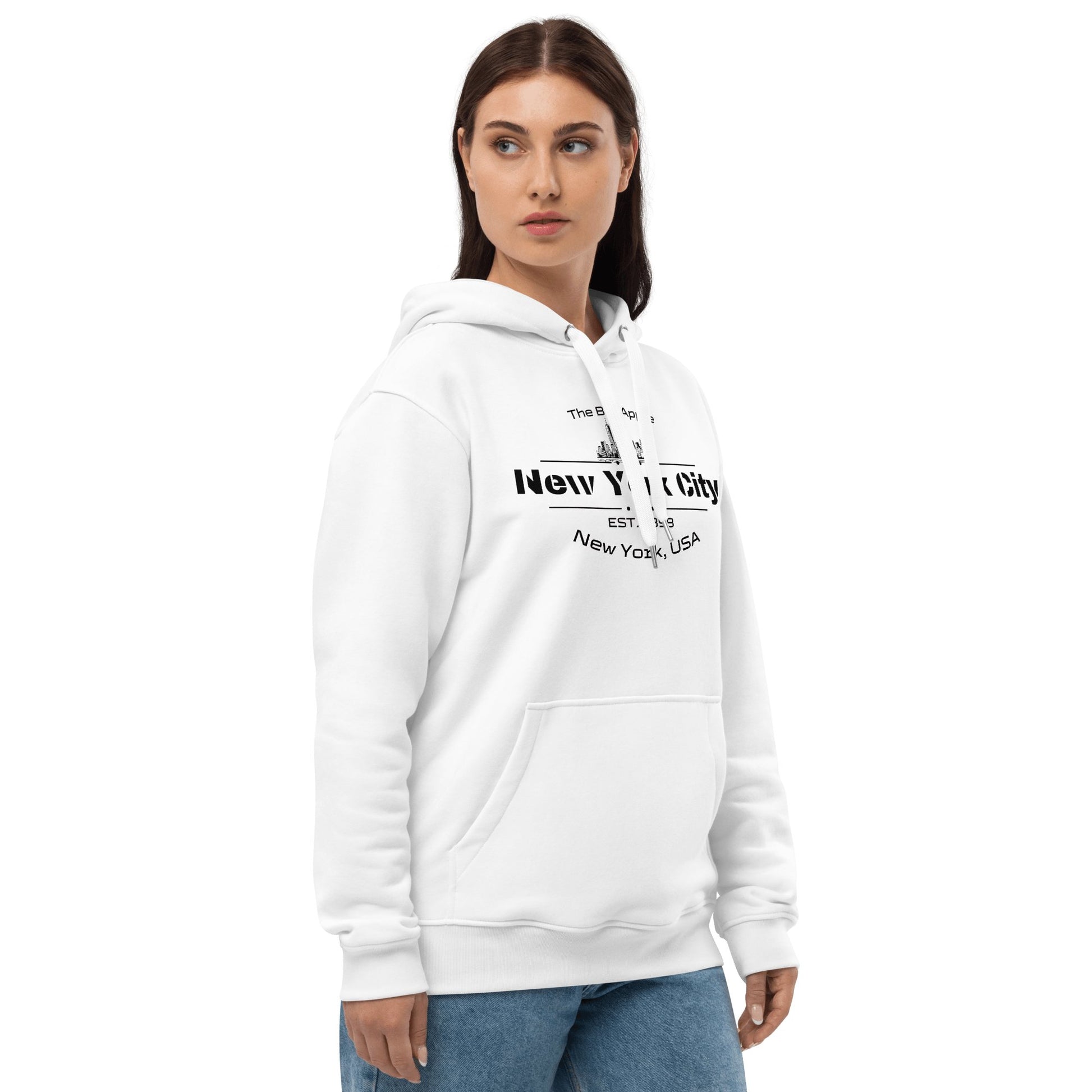 Hochwertiger Premium Öko Kapuzenpullover "New York City" - Artexio