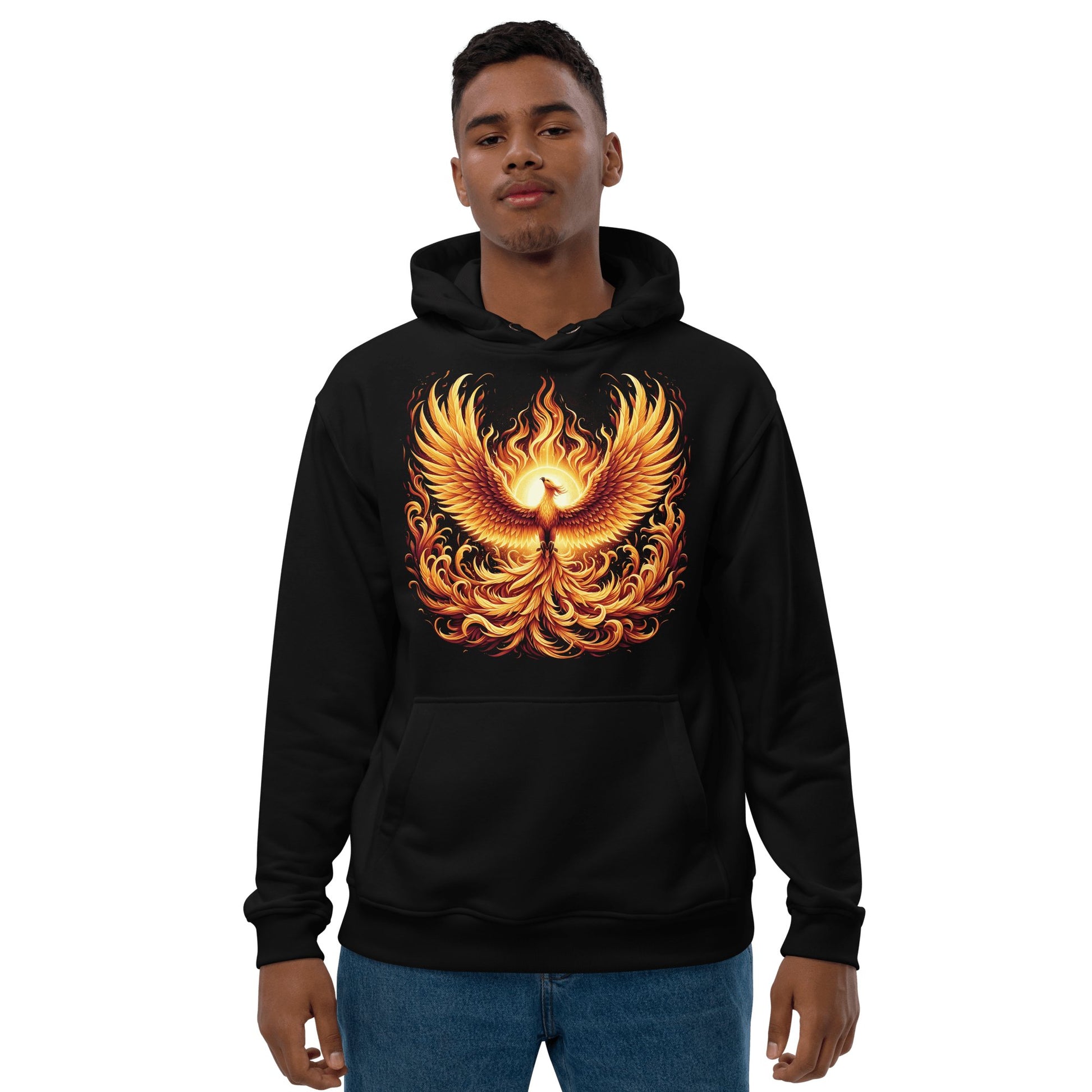 Hochwertiger Premium Öko Kapuzenpullover "Phoenix" - Artexio