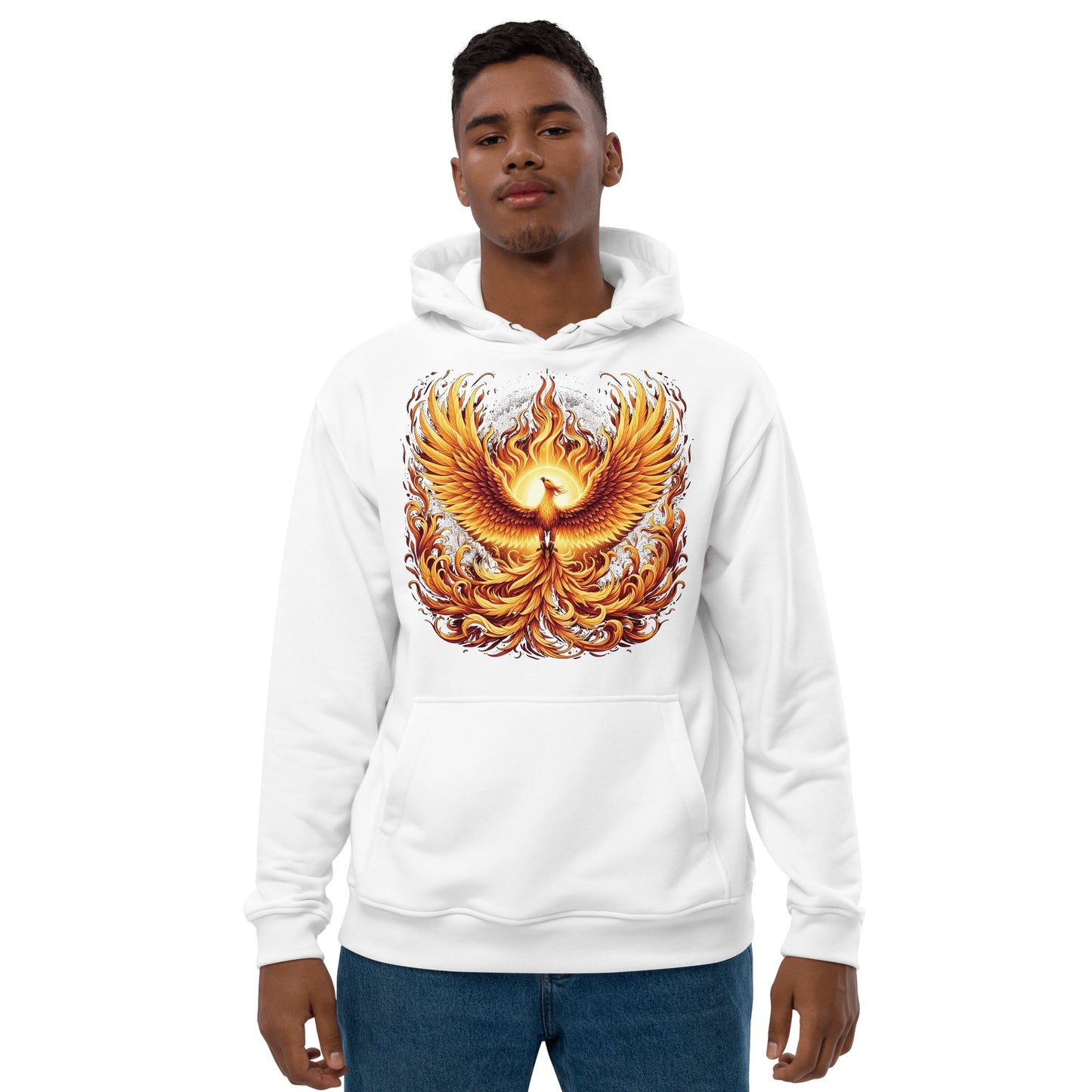 Hochwertiger Premium Öko Kapuzenpullover "Phoenix" - Artexio