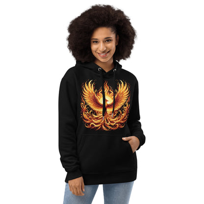 Hochwertiger Premium Öko Kapuzenpullover "Phoenix" - Artexio