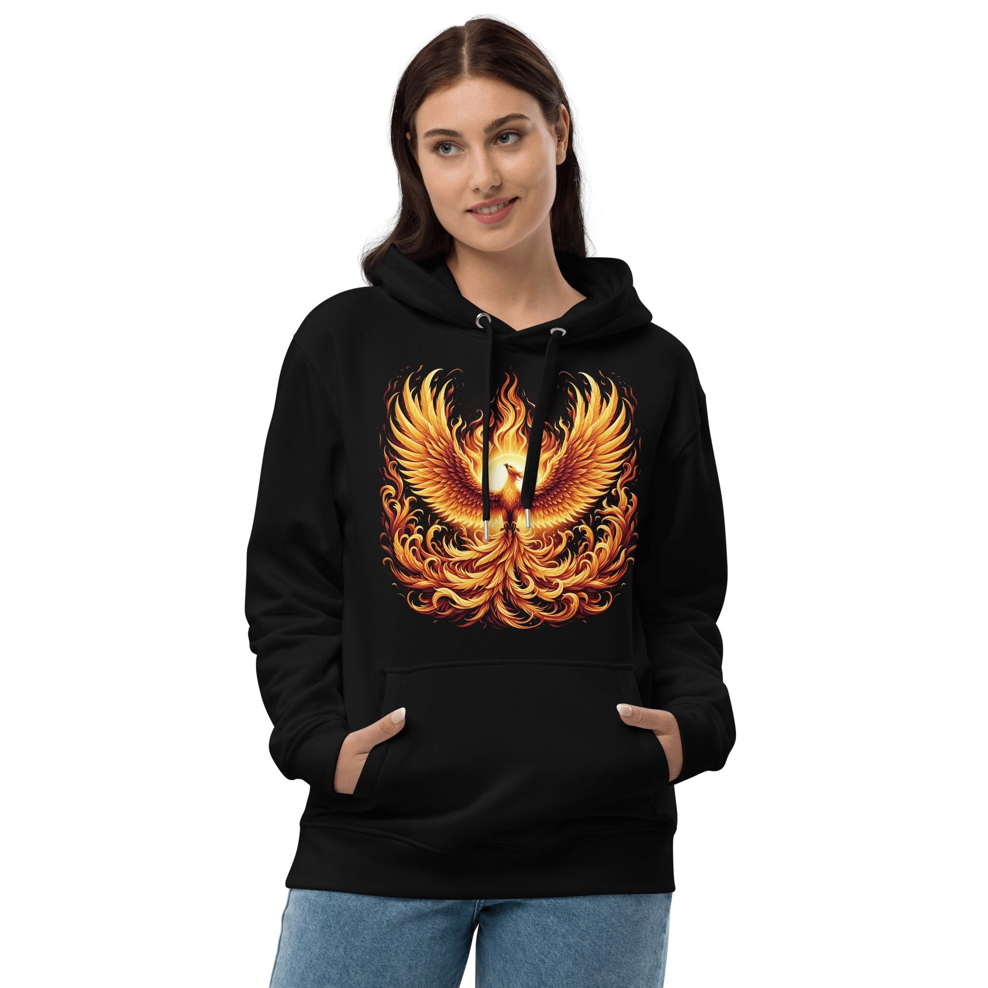 Hochwertiger Premium Öko Kapuzenpullover "Phoenix" - Artexio