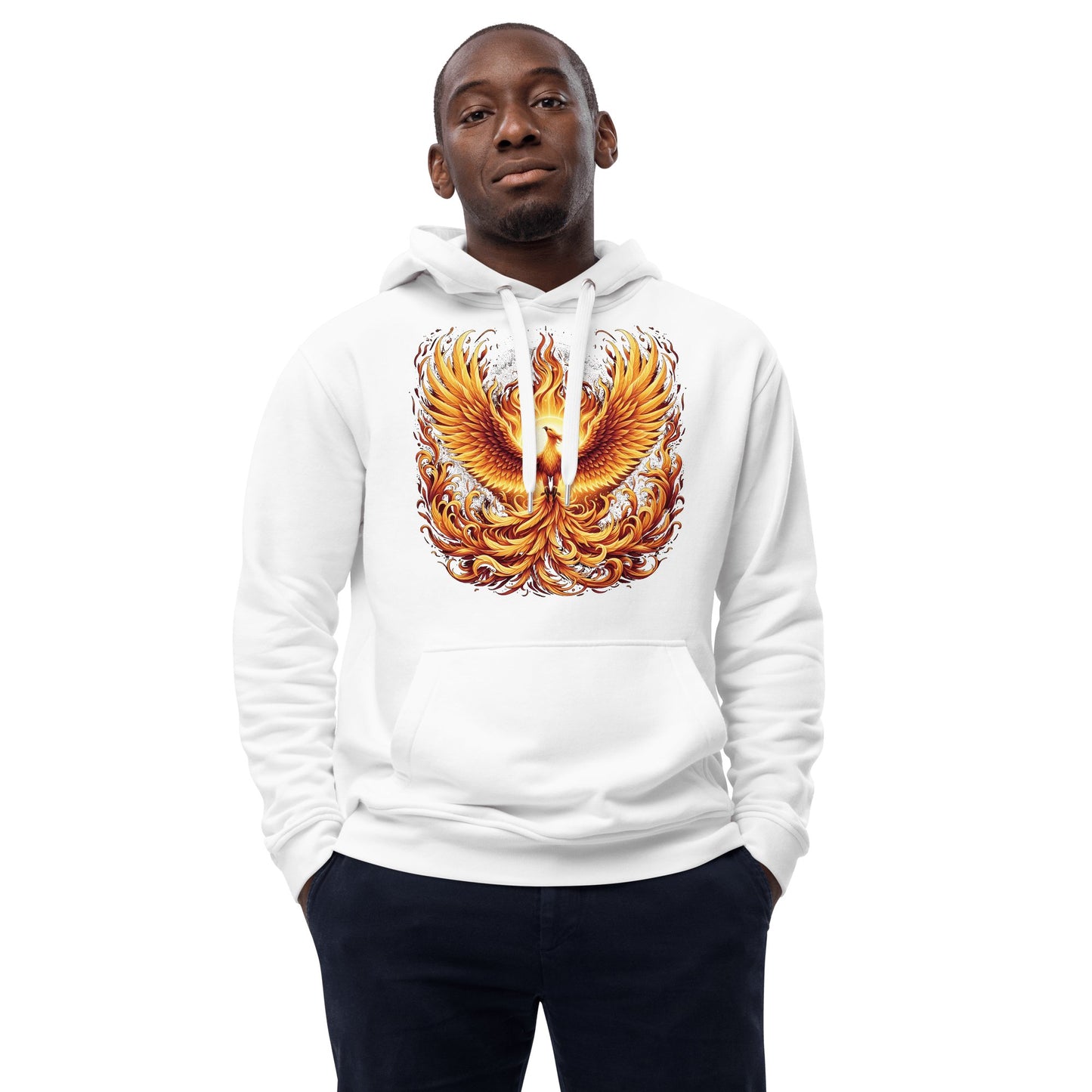 Hochwertiger Premium Öko Kapuzenpullover "Phoenix" - Artexio