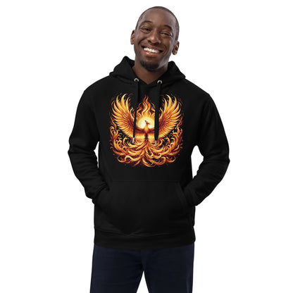 Hochwertiger Premium Öko Kapuzenpullover "Phoenix" - Artexio