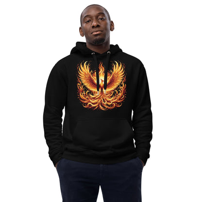 Hochwertiger Premium Öko Kapuzenpullover "Phoenix" - Artexio