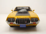 IXO Models Ford Gran Torino Sport 1972 Yellow/Black 1:18 Modell