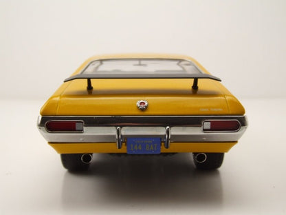 IXO Models Ford Gran Torino Sport 1972 Yellow/Black 1:18 Modell