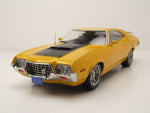 IXO Models Ford Gran Torino Sport 1972 Yellow/Black 1:18 Modell