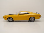 IXO Models Ford Gran Torino Sport 1972 Yellow/Black 1:18 Modell