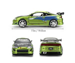 Jadatoys Brian's Mitsubishi Eclipse - Fast & Furious 1:24 Modell