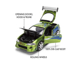 Jadatoys Brian's Mitsubishi Eclipse - Fast & Furious 1:24 Modell