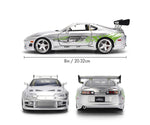 Jadatoys Brian's Toyota Supra - Fast & Furious 1:24 Modell