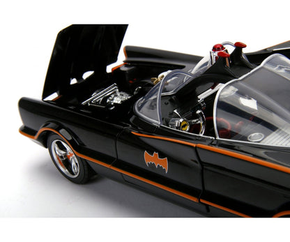 Jadatoys Batmobile Classic TV Series 1966 with Batman & Robin figure 1:18 Modell - Artexio