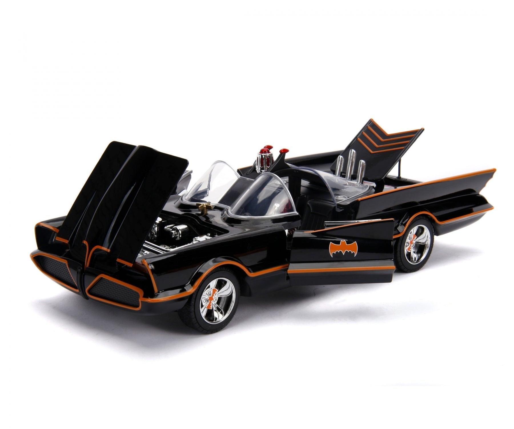 Jadatoys Batmobile Classic TV Series 1966 with Batman & Robin figure 1:18 Modell - Artexio