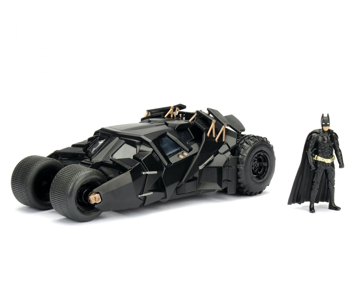 Jadatoys Batmobile Tumbler with Diecast Batman Figure - The Dark Knight (2008) 1:24 Model