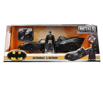 Jadatoys Batmobile with Diecast Batman Figure - Batman (1989) 1:24 Modell - Artexio