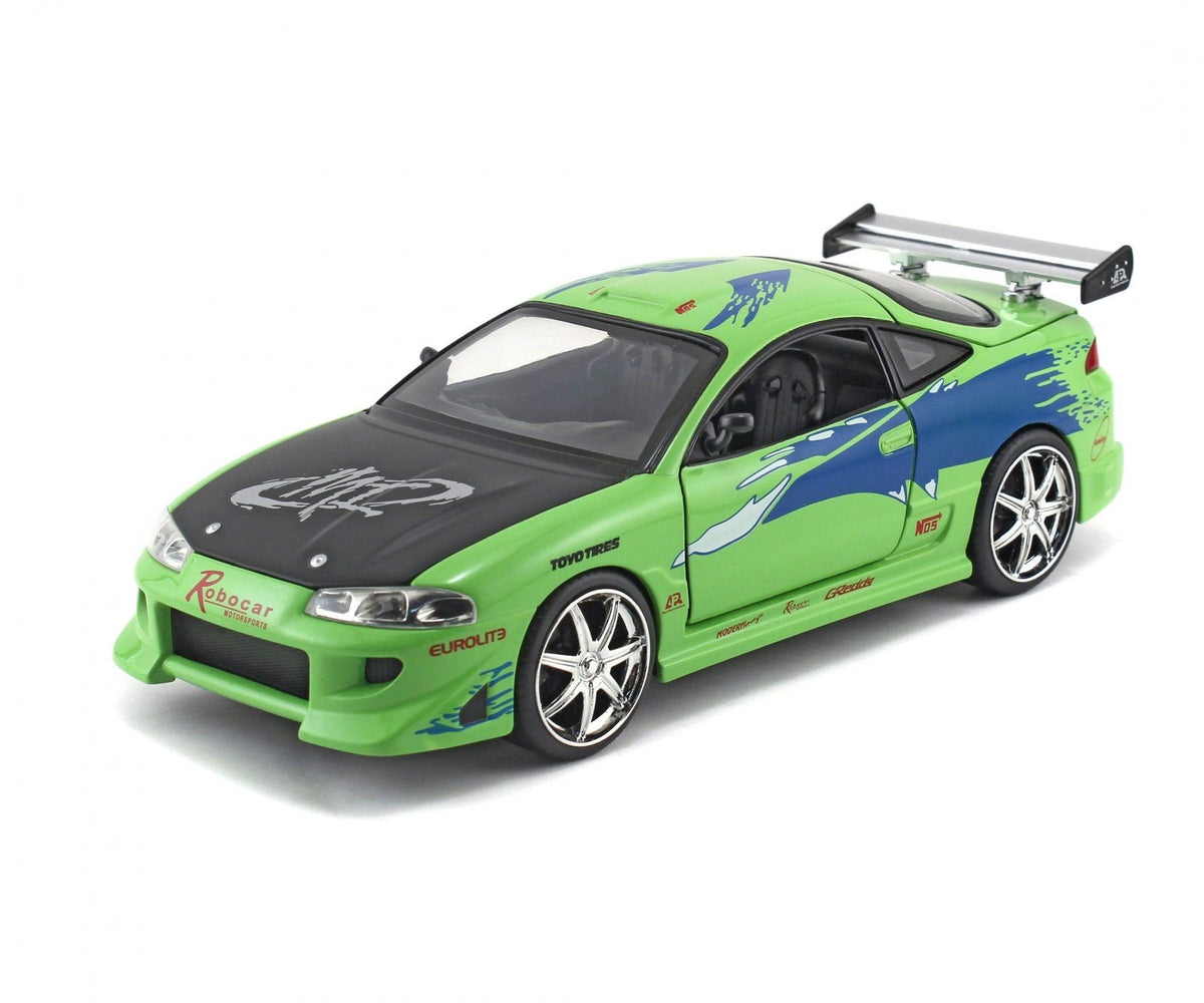 Jadatoys Brian's Mitsubishi Eclipse - Green the Fast & Furious 1:24 Model