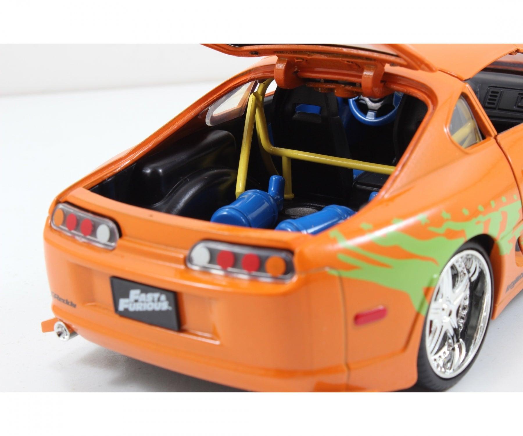 Jadatoys Brian's Toyota Supra 1995 Orange - Fast & Furious 1:24 - Artexio