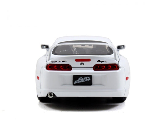 Jadatoys Brian's Toyota Supra 1995 White - Fast & Furious 1:24 Modell