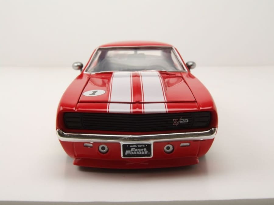 Jadatoys Chevrolet Camaro 1969 Red - Fast & Furious 1:24 Modell