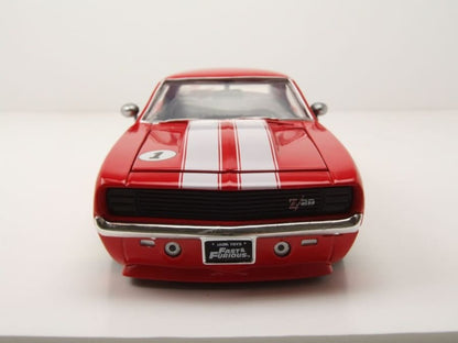 Jadatoys Chevrolet Camaro 1969 Red - Fast & Furious 1:24 Modell