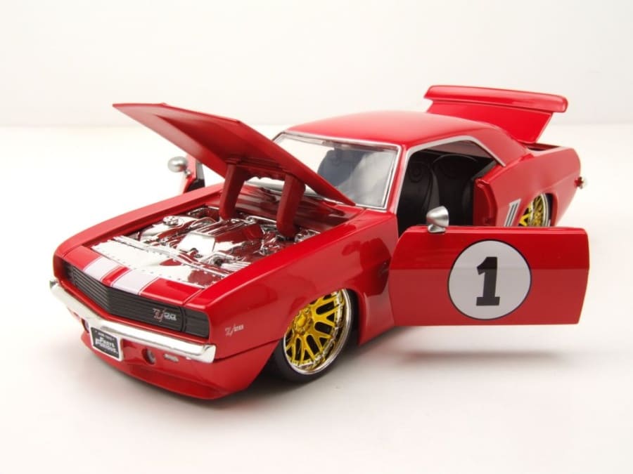Jadatoys Chevrolet Camaro 1969 Red - Fast & Furious 1:24 Modell