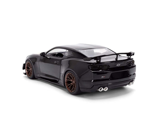Jadatoys Chevrolet Camaro 2024 ZL1 1LE Black Fast & Furious 1:24 Modell