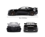 Jadatoys Chevrolet Camaro 2024 ZL1 1LE Black Fast & Furious 1:24 Modell