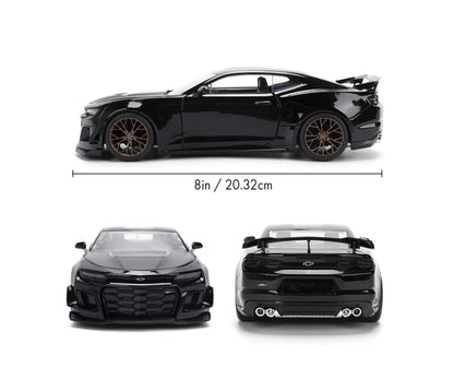 Jadatoys Chevrolet Camaro 2024 ZL1 1LE Black Fast & Furious 1:24 Modell