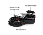 Jadatoys Chevrolet Camaro 2024 ZL1 1LE Black Fast & Furious 1:24 Modell