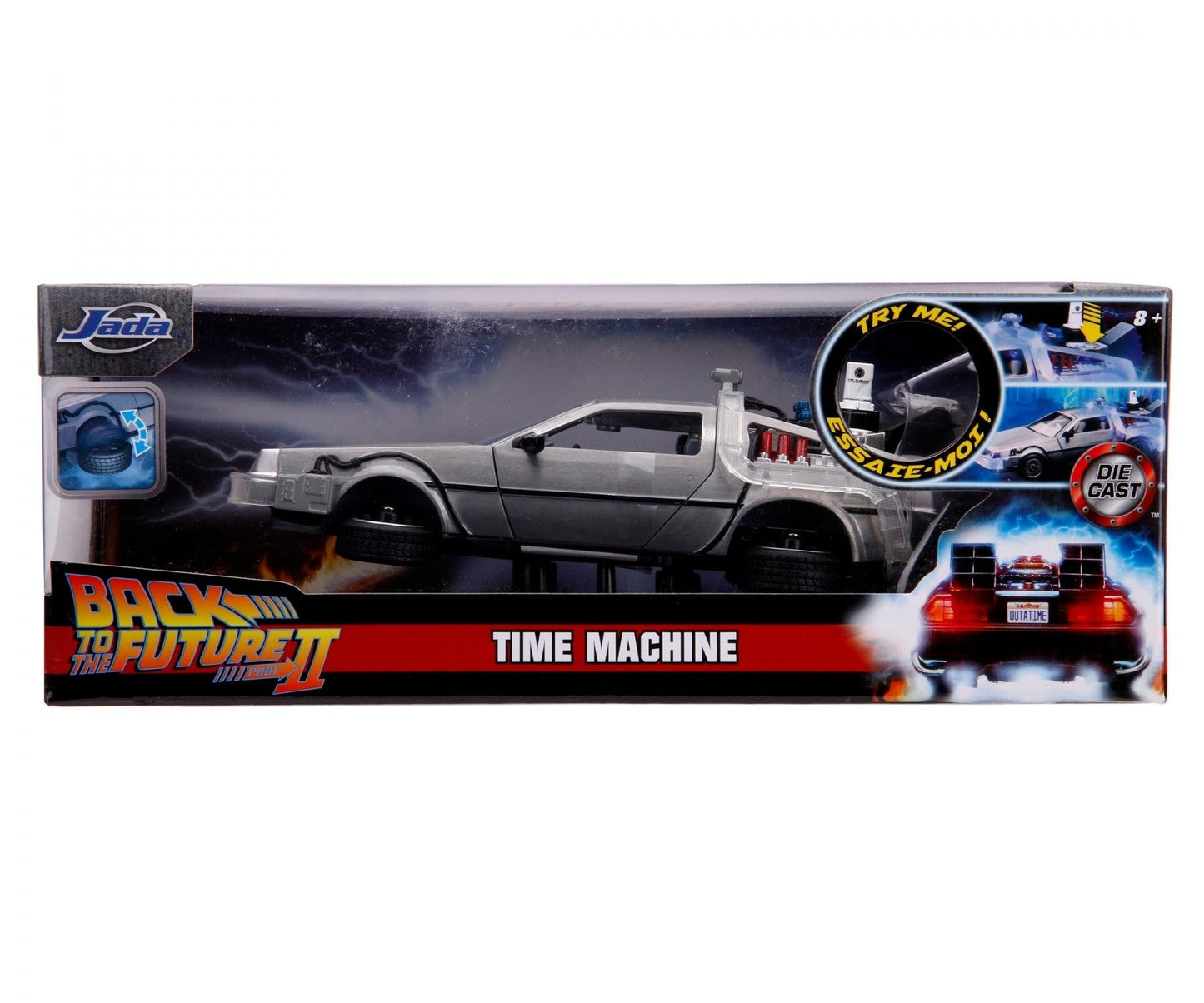 Jadatoys DeLorean DMC - 12 Time Machine Back to the Future 2 1:24 Modell - Artexio