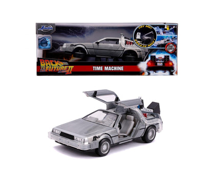 Jadatoys DeLorean DMC - 12 Time Machine Back to the Future 2 1:24 Modell