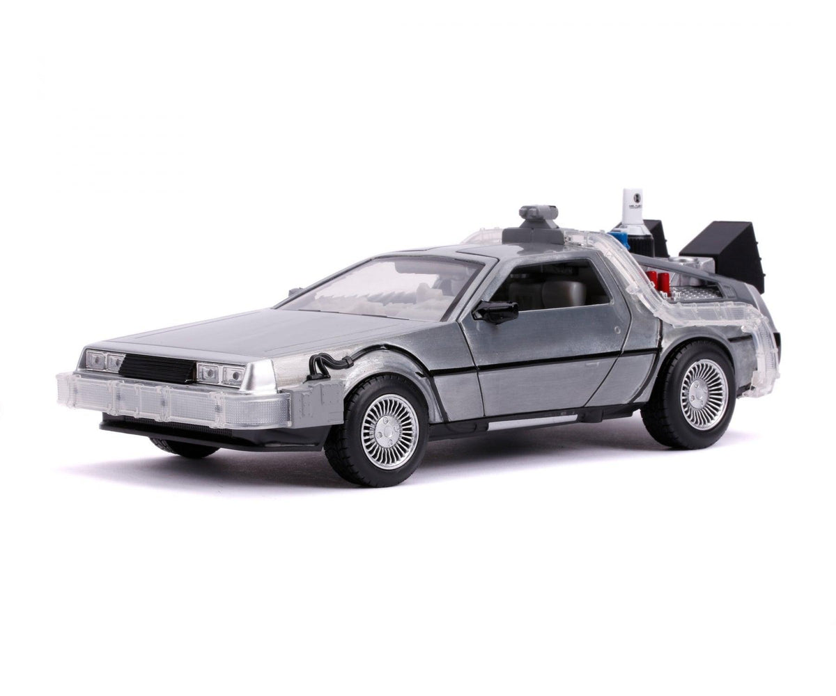 Jadatoys DeLorean DMC-12 Time Machine Back to the Future 2 1:24 Modell