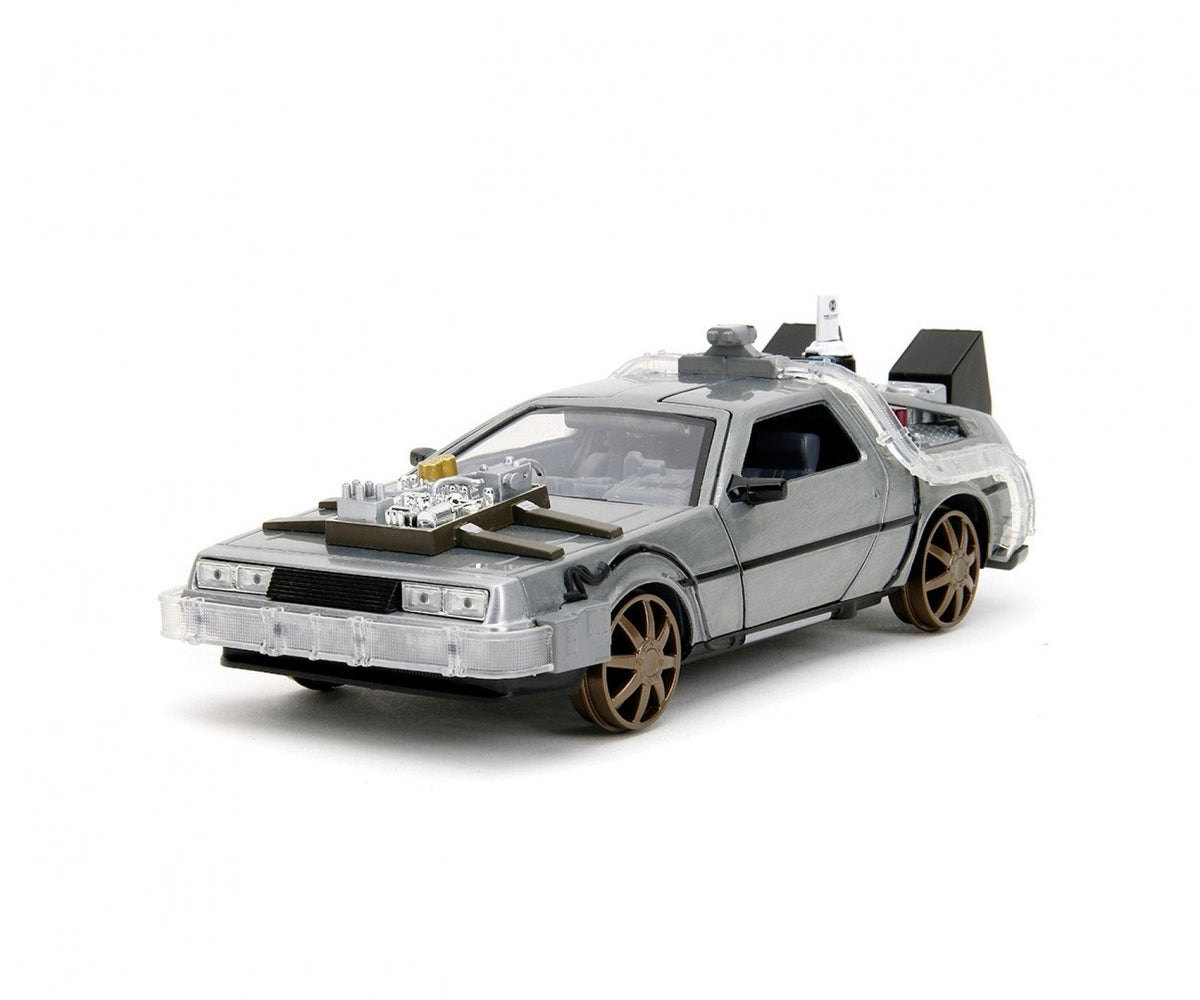 Jadatoys DeLorean DMC-12 Time Machine (Back to the Future 3) 1:24 Modell