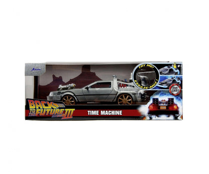 Jadatoys DeLorean DMC - 12 Time Machine (Back to the Future 3) 1:24 Modell