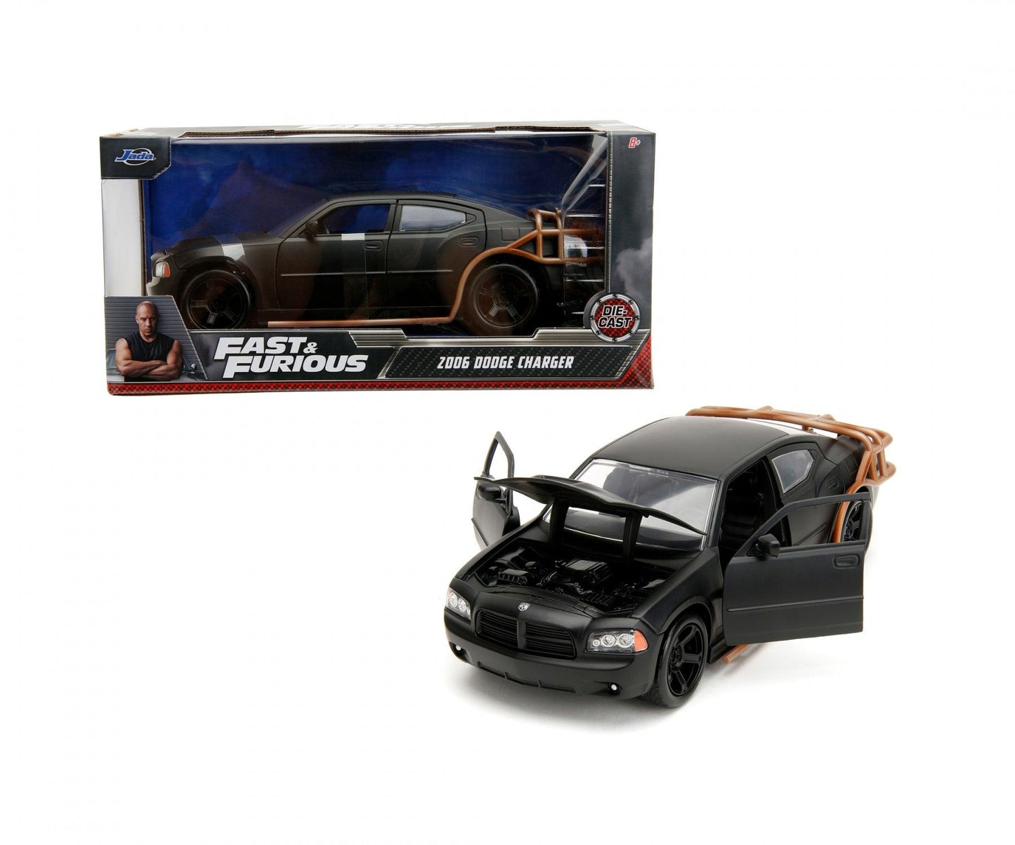 Jadatoys Dodge Charger Heist Car - Fast & Furious 1:24 Modell - Artexio