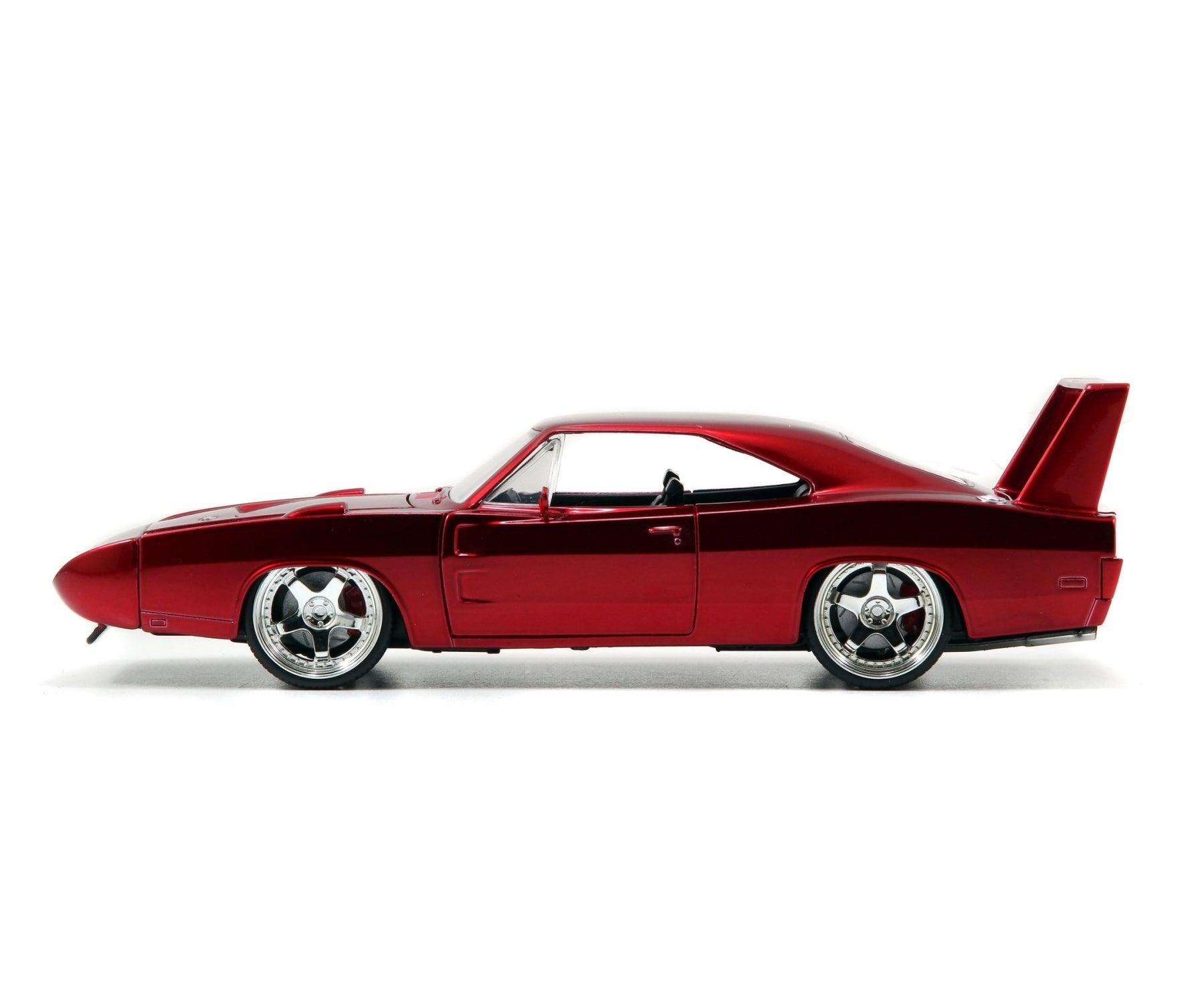 Jadatoys Dom's 1969 Dodge Charger Daytona Red - Fast & Furious 1:24 Modell - Artexio