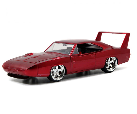 Jadatoys Dom's 1969 Dodge Charger Daytona Red - Fast & Furious 1:24 Modell - Artexio