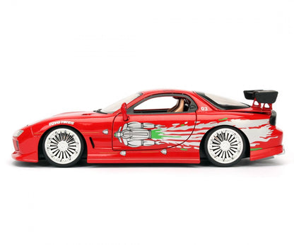 Jadatoys Dom's Mazda RX - 7 Red Fast and Furious 1:24 Modell - Artexio