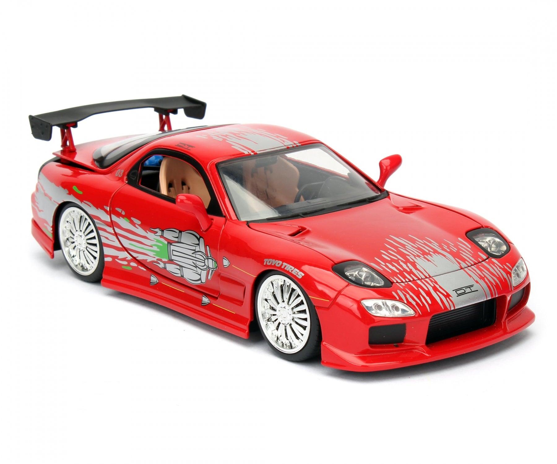 Jadatoys Dom's Mazda RX - 7 Red Fast and Furious 1:24 Modell - Artexio