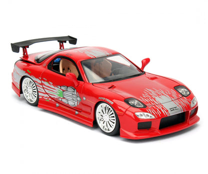 Jadatoys Dom's Mazda RX-7 Red Fast and Furious 1:24 Modell_Artexio