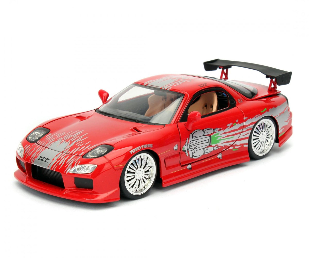 Jadatoys Dom's Mazda RX-7 Red Fast and Furious 1:24 Modell