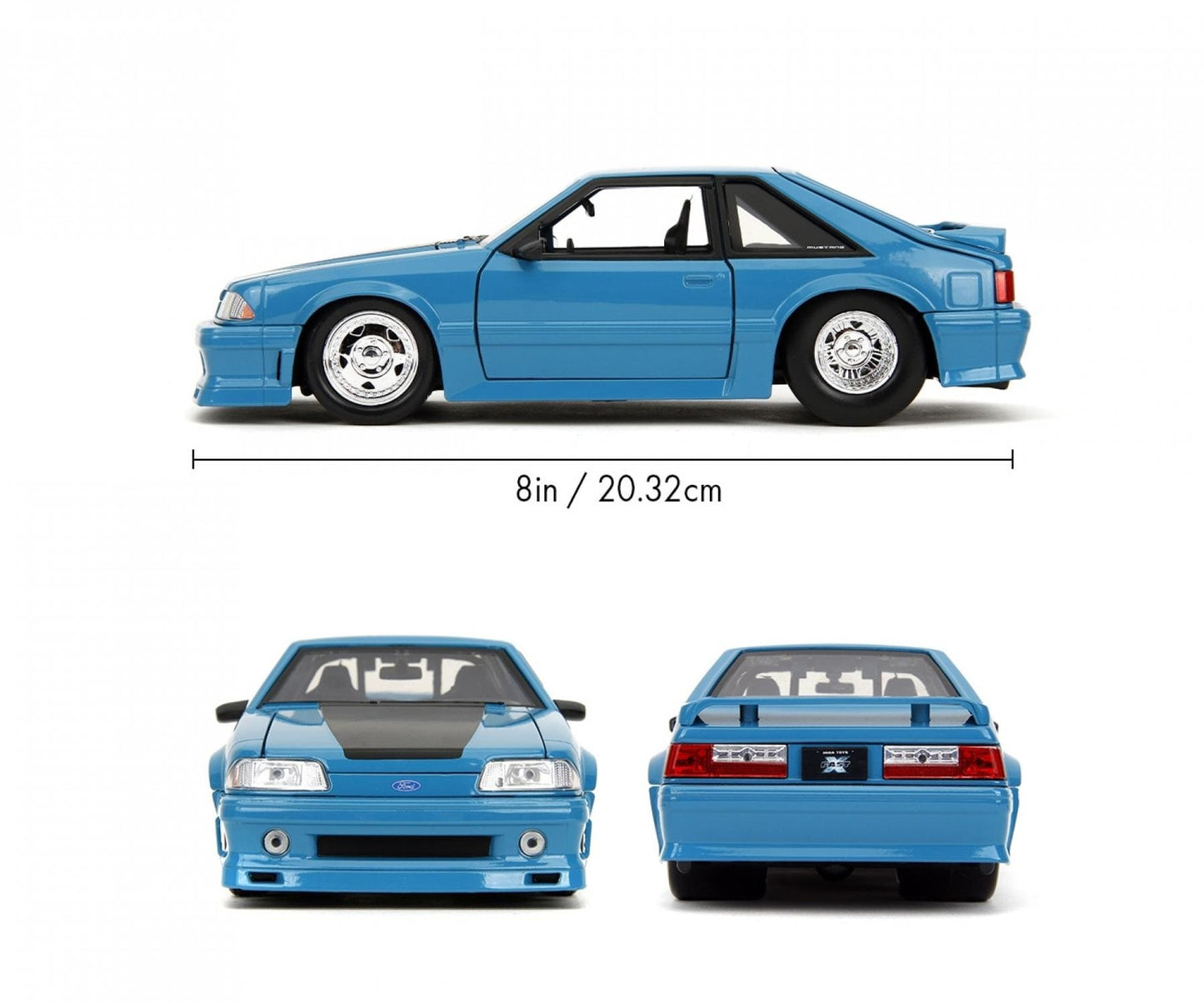 Jadatoys Ford Mustang GT 1989 (Fast X) - Fast & Furious 1:24 Modell